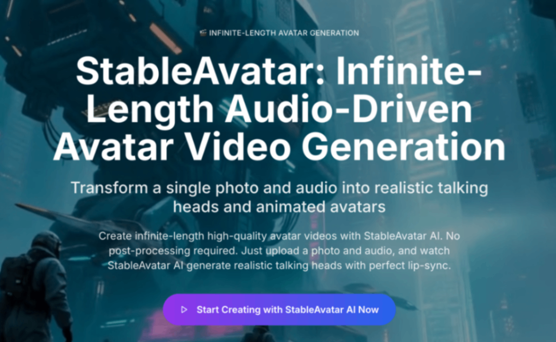 StableAvatar AI thumbnail